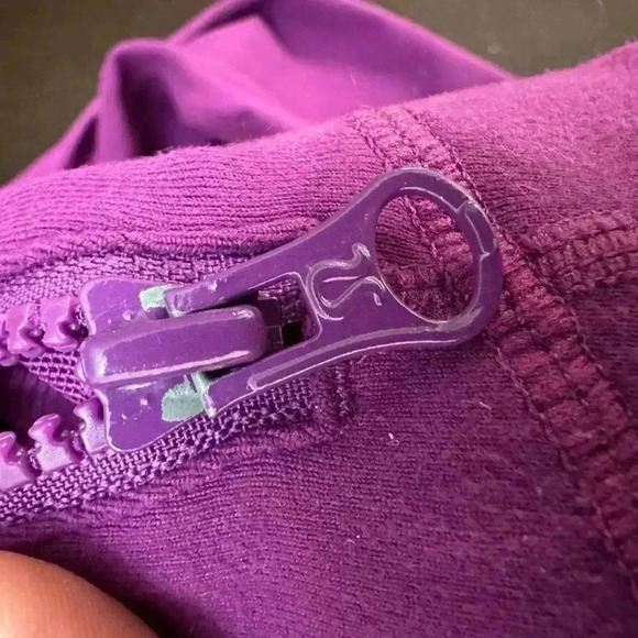 Lululemon Half Moon Full Zip Track Jacket Running Yoga Activewear Purple Women 8 - Picture 16 of 16